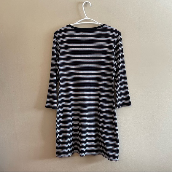 No Comment Blue Red & White Ribbed Bodycon Mini Dress – Size XL GUC - Picture 10 of 15